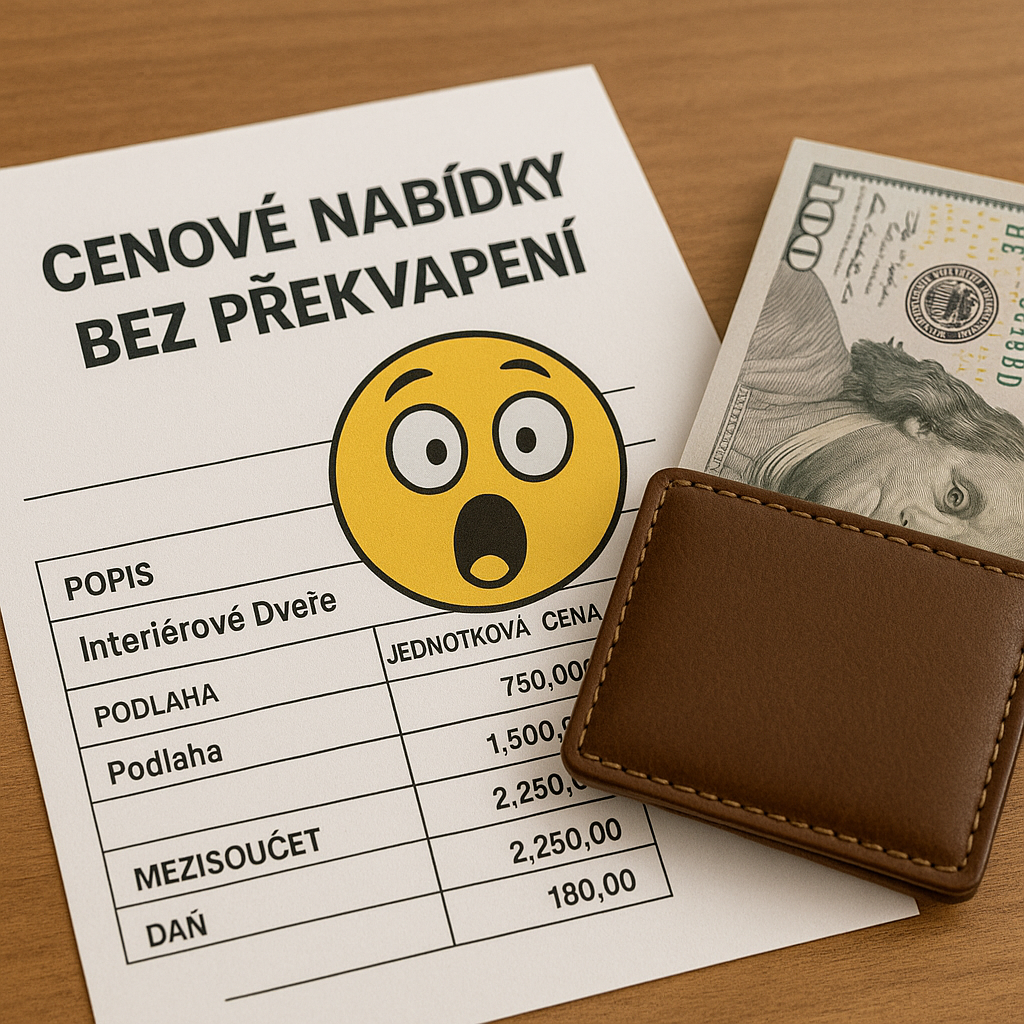 Cenové nabídky bez překvapení
